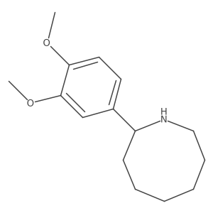 2-(3,4-Dimethoxyphenyl)azocane结构式