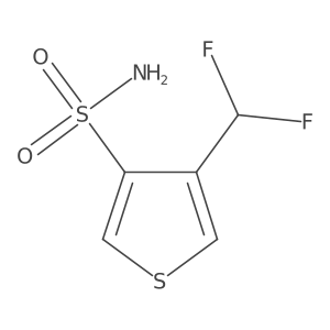 4-(Difluoromethyl)thiophene-3-sulfonamide Structure