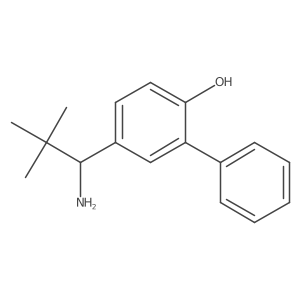 4-(1-Amino-2,2-dimethylpropyl)-2-phenylphenol Structure