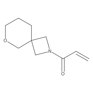 1-(6-Oxa-2-azaspiro[3.5]nonan-2-yl)prop-2-en-1-one结构式