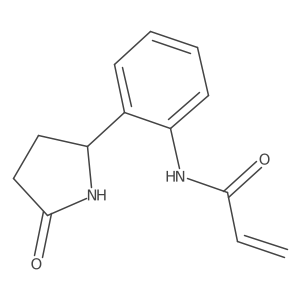 N-[2-(5-Oxopyrrolidin-2-yl)phenyl]prop-2-enamide Structure