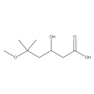 (3S)-3-hydroxy-5-methoxy-5-methylhexanoic acid Structure
