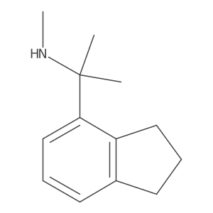 [2-(2,3-dihydro-1H-inden-4-yl)propan-2-yl](methyl)amine结构式