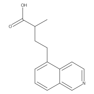 4-(Isoquinolin-5-yl)-2-methylbutanoic acid结构式