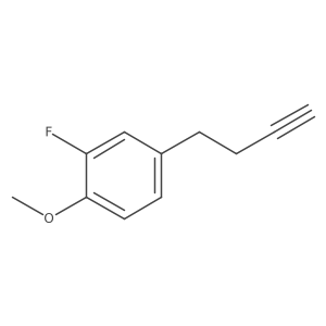 4-(But-3-yn-1-yl)-2-fluoro-1-methoxybenzene Structure