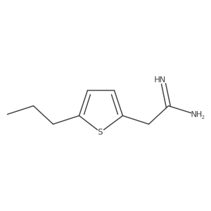 2-(5-Propylthiophen-2-yl)ethanimidamide Structure