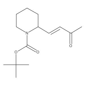Tert-butyl 2-(3-oxobut-1-en-1-yl)piperidine-1-carboxylate Structure