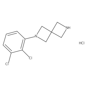 2-(2,3-Dichlorophenyl)-2,6-diazaspiro[3.3]heptane hydrochloride结构式