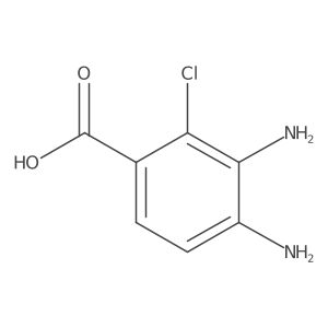 3,4-Diamino-2-chlorobenzoic acid结构式