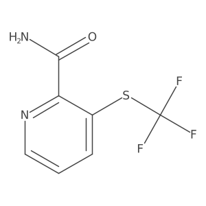 3-((Trifluoromethyl)thio)picolinamide结构式