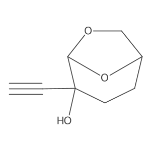 (1S,5R)-4-Ethynyl-6,8-dioxabicyclo[3.2.1]octan-4-ol Structure