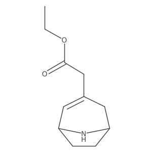 Ethyl 2-{8-azabicyclo[3.2.1]oct-2-en-3-yl}acetate结构式
