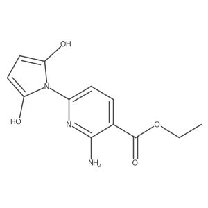 ethyl 2-amino-6-(2,5-dihydroxy-1H-pyrrol-1-yl)pyridine-3-carboxylate Structure