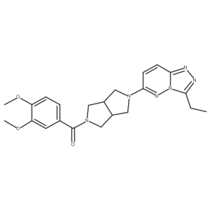 2-(3,4-Dimethoxybenzoyl)-5-{3-ethyl-[1,2,4]triazolo[4,3-b]pyridazin-6-yl}-octahydropyrrolo[3,4-c]pyrrole结构式