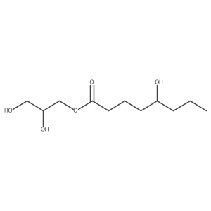 5-Hydroxyoctanoic acid, monoester with glycerol结构式