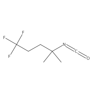 1,1,1-Trifluoro-4-isocyanato-4-methylpentane Structure