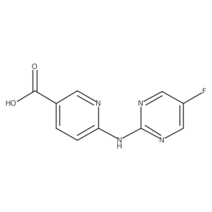 6-((5-Fluoropyrimidin-2-yl)amino)nicotinic acid Structure