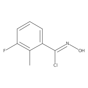 3-Fluoro-N-hydroxy-2-methylbenzimidoyl Chloride Structure