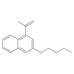 1-[3-(Ethoxymethoxy)-1-naphthyl]ethanone Structure