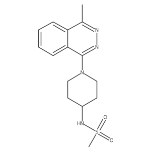 N-[1-(4-methylphthalazin-1-yl)piperidin-4-yl]methanesulfonamide Structure