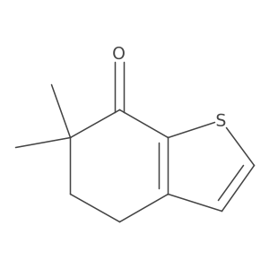6,6-Dimethyl-5,6-dihydrobenzothiophen-7(4H)-one Structure