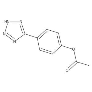 Phenol, 4-(2H-tetrazol-5-yl)-, 1-acetate Structure