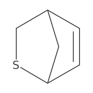 2-Thiabicyclo[2.2.1]hept-5-ene结构式