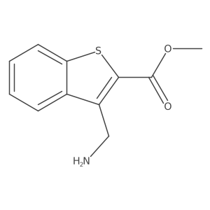 Methyl 3-(aminomethyl)-1-benzothiophene-2-carboxylate Structure
