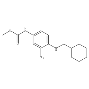 Methyl {3-amino-4-[(cyclohexylmethyl)amino]phenyl}carbamate Structure