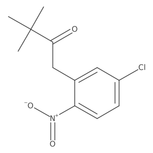 1-(5-Chloro-2-nitrophenyl)-3,3-dimethyl-2-butanone结构式