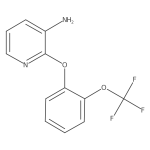 3-Pyridinamine, 2-[2-(trifluoromethoxy)phenoxy]- Structure