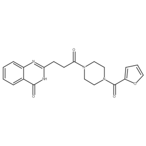 2-{3-[4-(Furan-2-carbonyl)piperazin-1-yl]-3-oxopropyl}-3,4-dihydroquinazolin-4-one结构式