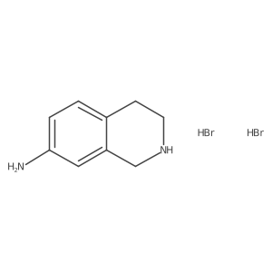 1,2,3,4-tetrahydro-7-Isoquinolinamine dihydrobromide结构式
