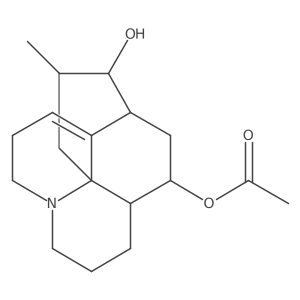 Lycopodane-5,8-diol, 11,12-didehydro-, 5-acetate, (5I(2),8R,15S)-结构式
