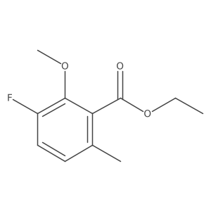 Ethyl 3-fluoro-2-methoxy-6-methylbenzoate结构式