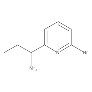 1-(6-Bromopyridin-2-yl)propan-1-amine结构式