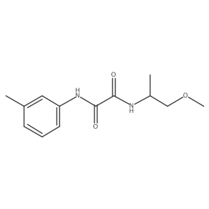 N1-(1-methoxypropan-2-yl)-N2-(m-tolyl)oxalamide结构式