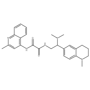 N1-(2-(dimethylamino)-2-(1-methyl-1,2,3,4-tetrahydroquinolin-6-yl)ethyl)-N2-(2-methylquinolin-4-yl)oxalamide Structure