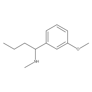 1-(3-methoxyphenyl)-N-methylbutan-1-amine Structure