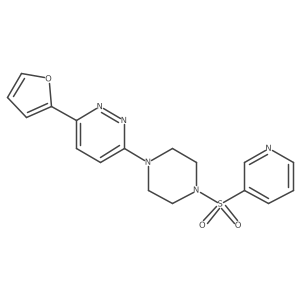 3-(Furan-2-yl)-6-(4-(pyridin-3-ylsulfonyl)piperazin-1-yl)pyridazine Structure