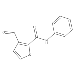 3-Formyl-N-phenyl-2-thiophenecarboxamide结构式