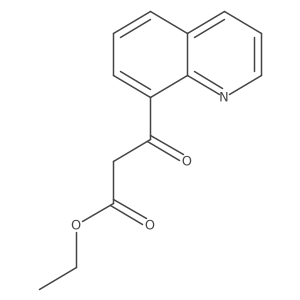 Ethyl 3-oxo-3-(quinolin-8-yl)propanoate Structure