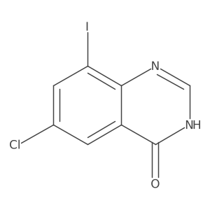 6-chloro-8-iodo-4(3H)-Quinazolinone Structure