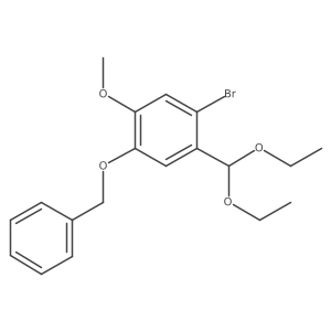 1-Bromo-2-(diethoxymethyl)-5-methoxy-4-phenylmethoxybenzene结构式