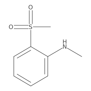 2-methanesulfonyl-N-methylaniline结构式