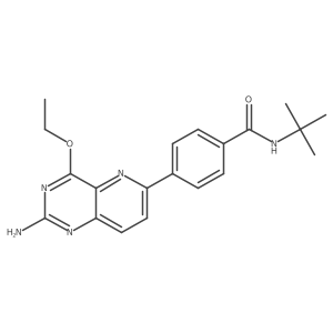 4-(2-amino-4-ethoxy-pyrido[3,2-d]pyrimidin-6-yl)-N-tert-butyl-benzamide Structure
