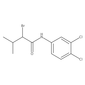2-bromo-N-(3,4-dichlorophenyl)-3-methylbutanamide Structure