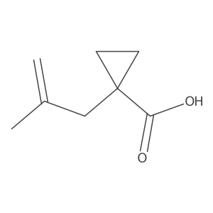 1-(2-Methylallyl)cyclopropane-1-carboxylic acid结构式