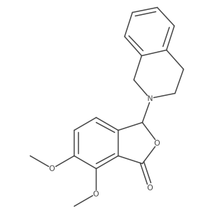 3-(3,4-dihydroisoquinolin-2(1H)-yl)-6,7-dimethoxy-2-benzofuran-1(3H)-one Structure