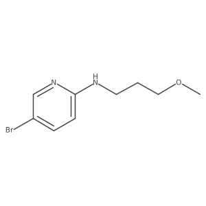 5-bromo-N-(3-methoxypropyl)pyridin-2-amine结构式